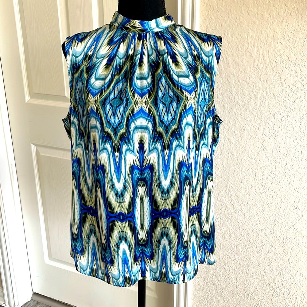 Blue print Vince Camino Blouse